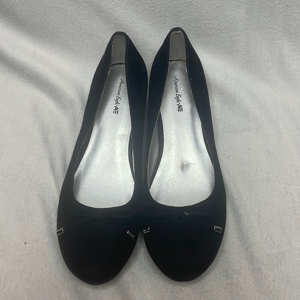 American Eagle Black Wedges Size 4